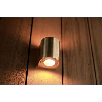 Nordlux - LED utomhusvägglampa CANTO 2xLED/6W/230V IP44 mässing