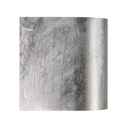 Nordlux - LED utomhusvägglampa CANTO 2xLED/6W/230V IP44 silver