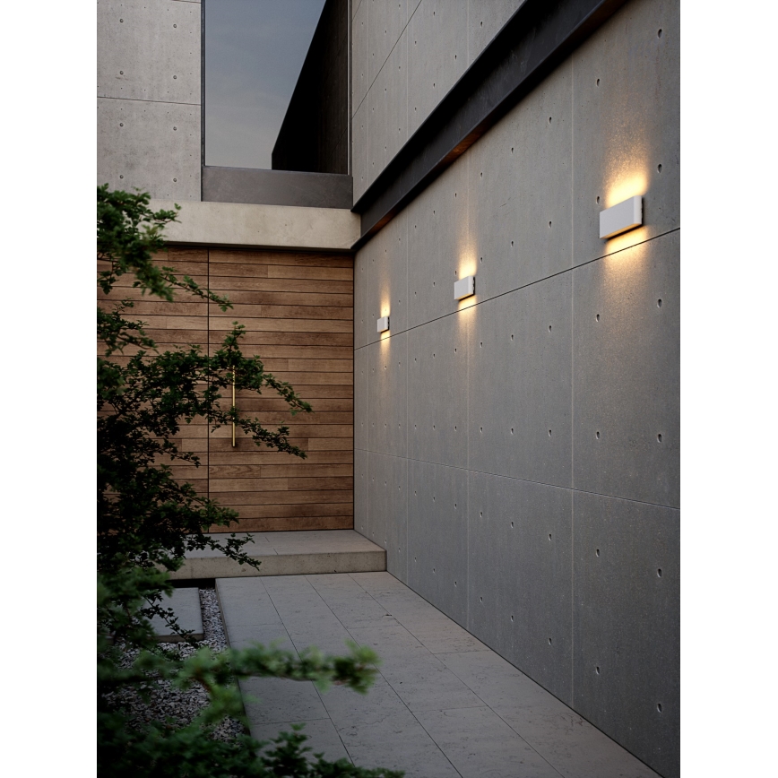 Nordlux - LED Utomhusvägglampa KINVER LED/10W/230V IP54 vit