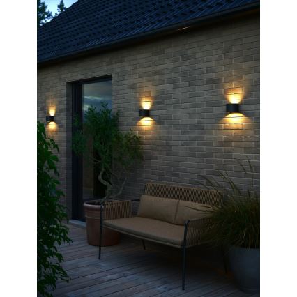 Nordlux - LED utomhusvägglampa MILDA LED/4,9W/230V IP44 svart
