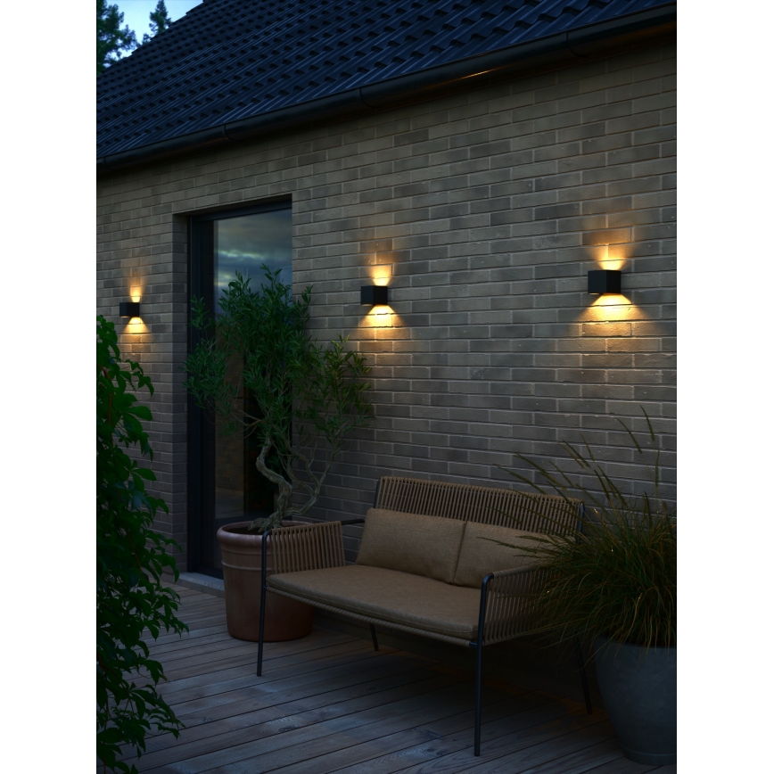 Nordlux - LED utomhusvägglampa MILDA LED/4,9W/230V IP44 svart