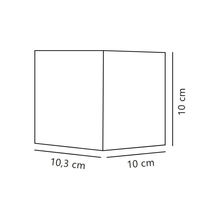 Nordlux - LED utomhusvägglampa MILDA LED/4,9W/230V IP44 svart