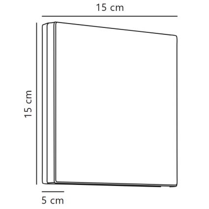 Nordlux - LED vägglampa för utomhusbruk ARTEGO LED/7,2W/230V 3000K IP54