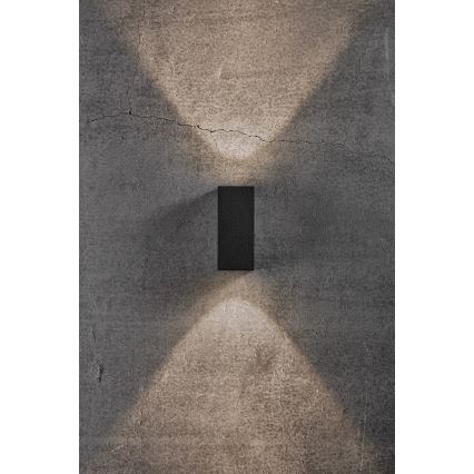 Nordlux - LED vägglampa för utomhusbruk ASBOL LED/13,3W/230V 3000K IP44 svart