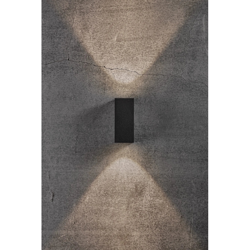 Nordlux - LED vägglampa för utomhusbruk ASBOL LED/13,3W/230V 3000K IP44 svart