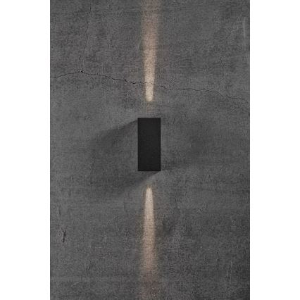 Nordlux - LED vägglampa för utomhusbruk ASBOL LED/13,3W/230V 3000K IP44 svart