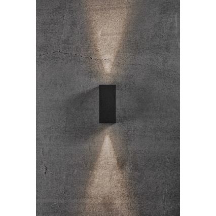 Nordlux - LED vägglampa för utomhusbruk ASBOL LED/13,3W/230V 3000K IP44 svart