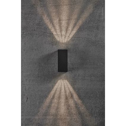Nordlux - LED vägglampa för utomhusbruk ASBOL LED/13,3W/230V 3000K IP44 svart
