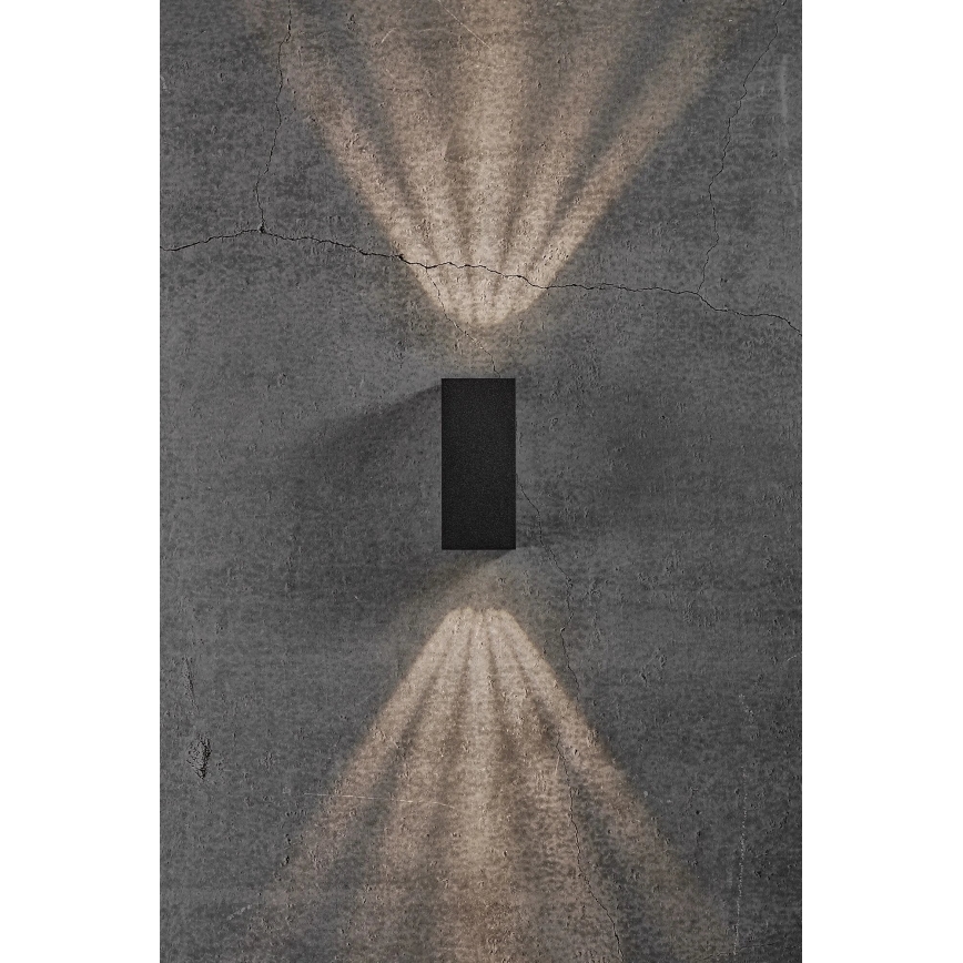 Nordlux - LED vägglampa för utomhusbruk ASBOL LED/13,3W/230V 3000K IP44 svart