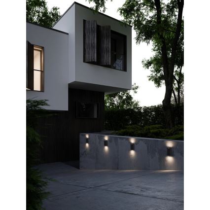 Nordlux - LED vägglampa för utomhusbruk ASBOL LED/13,3W/230V 3000K IP44 svart