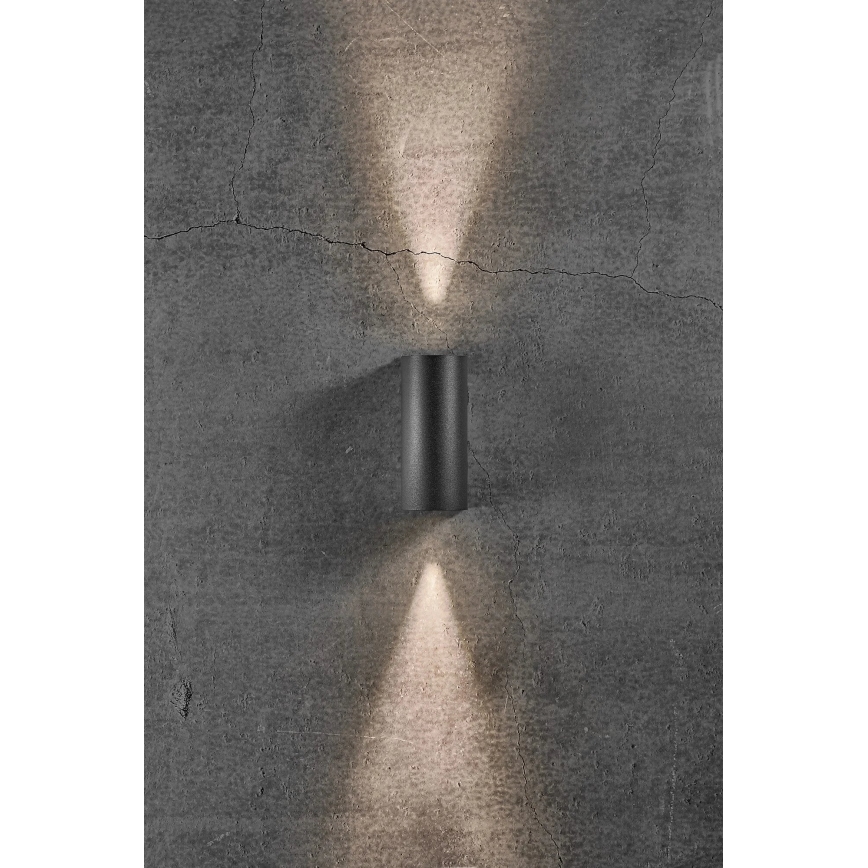 Nordlux - LED vägglampa för utomhusbruk ASBOL LED/13,3W/230V 3000K IP44 svart