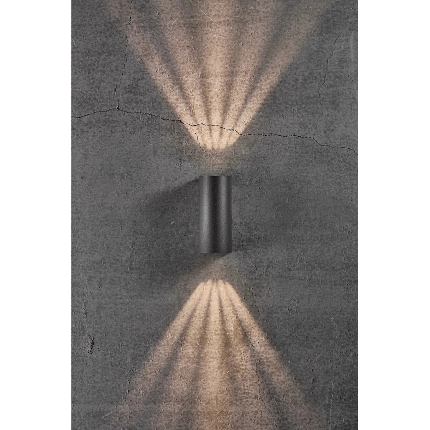 Nordlux - LED vägglampa för utomhusbruk ASBOL LED/13,3W/230V 3000K IP44 svart