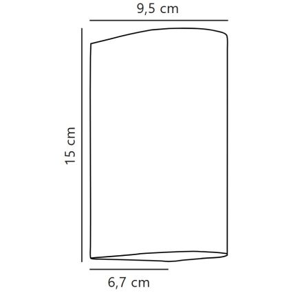 Nordlux - LED vägglampa för utomhusbruk ASBOL LED/13,3W/230V 3000K IP44 svart