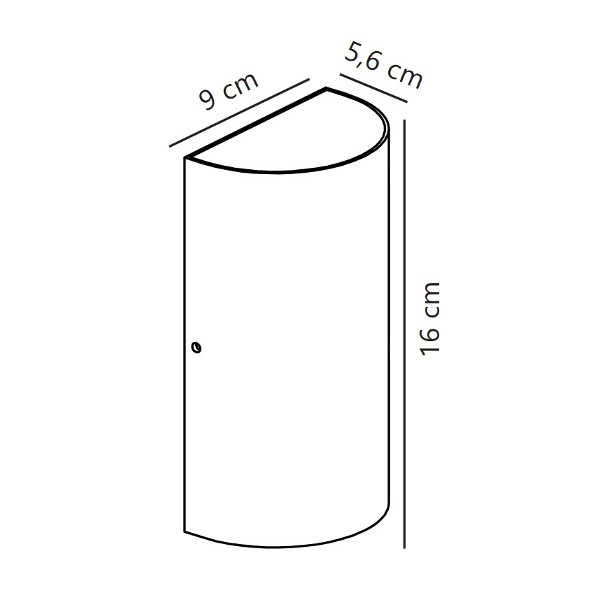 Nordlux - LED vägglampa för utomhusbruk ROLD LED/10,5W/230V 3000K IP54 grädde