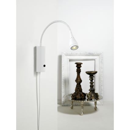 Nordlux - LED väggspotlight MENTO LED/3W/230V vit