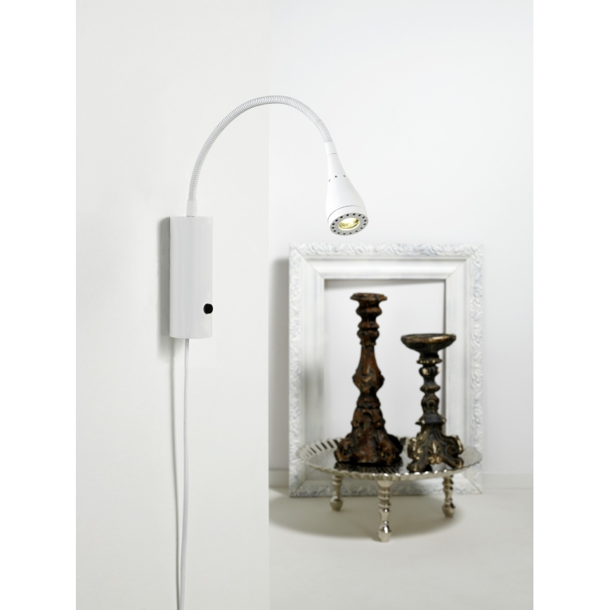 Nordlux - LED väggspotlight MENTO LED/3W/230V vit
