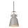 Nordlux - Ljuskrona med textilsladd ADRIAN 1xE27/25W/230V diameter 16 cm grå