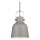 Nordlux - Ljuskrona med textilsladd ADRIAN 1xE27/25W/230V diameter 25 cm grå