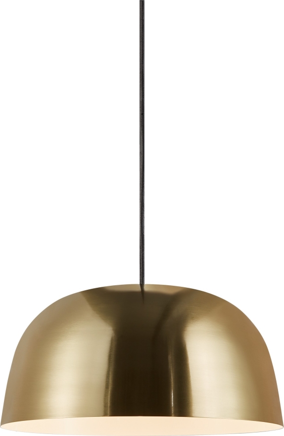 Nordlux - Ljuskrona med textilsladd CERA 1xE27/60W/230V guld