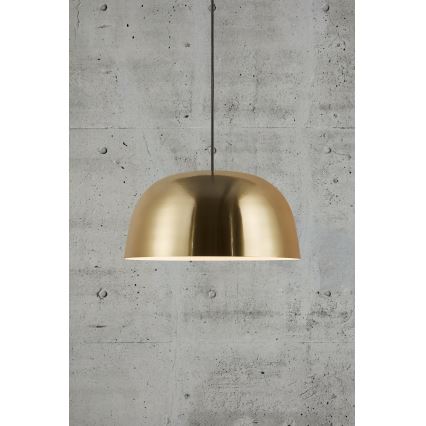 Nordlux - Ljuskrona med textilsladd CERA 1xE27/60W/230V guld