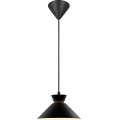 Nordlux - Ljuskrona med textilsladd DIAL 1xE27/40W/230V diameter 25 cm svart