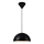 Nordlux - Ljuskrona med textilsladd ELLEN 1xE27/40W/230V diameter 30 cm svart