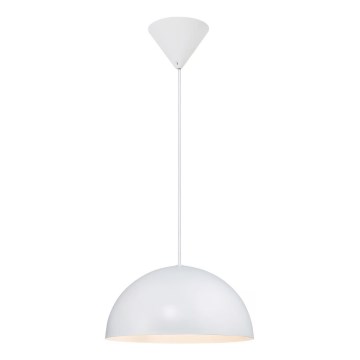 Nordlux - Ljuskrona med textilsladd ELLEN 1xE27/40W/230V diameter 30 cm vit