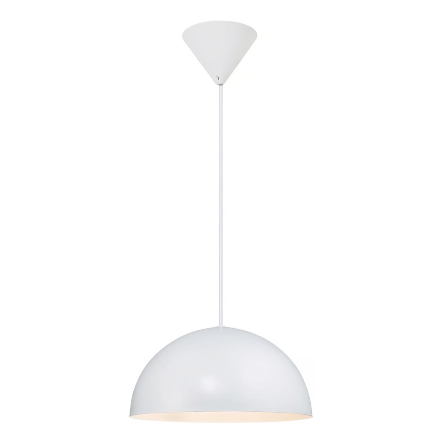 Nordlux - Ljuskrona med textilsladd ELLEN 1xE27/40W/230V diameter 30 cm vit