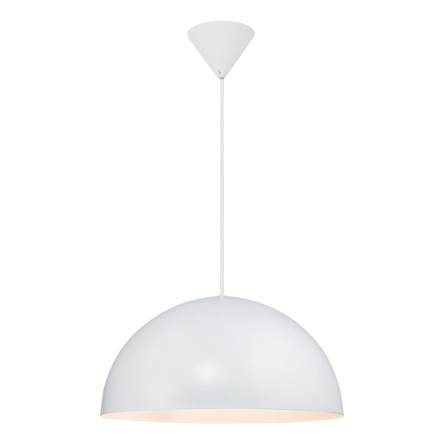 Nordlux - Ljuskrona med textilsladd ELLEN 1xE27/40W/230V diameter 40 cm vit