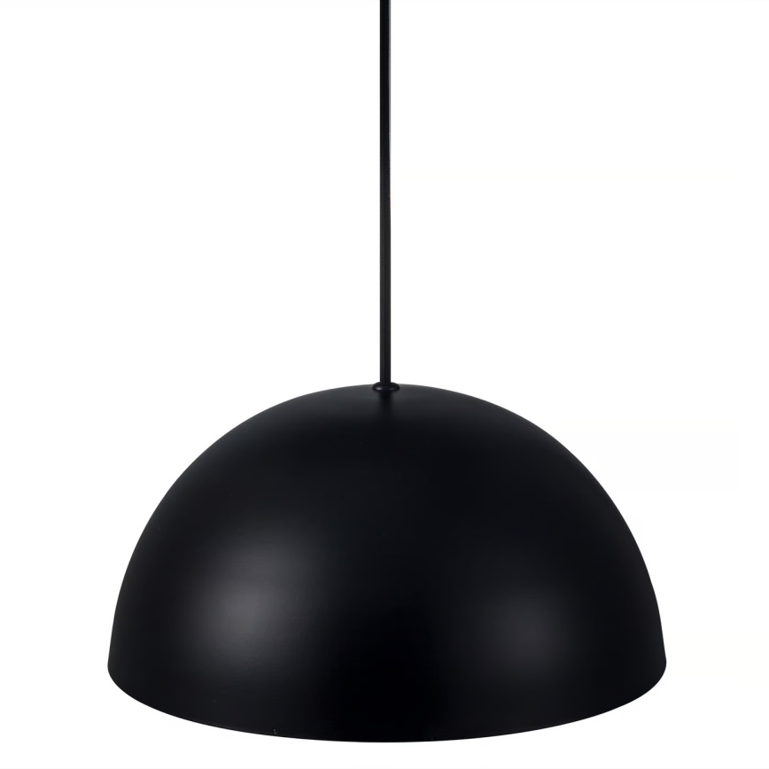 Nordlux - Ljuskrona med textilsladd ELLEN 1xE27/40W/230V diameter 30 cm svart
