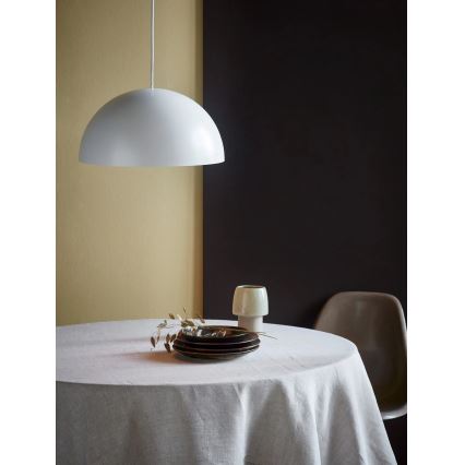 Nordlux - Ljuskrona med textilsladd ELLEN 1xE27/40W/230V diameter 40 cm vit