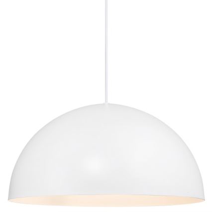 Nordlux - Ljuskrona med textilsladd ELLEN 1xE27/40W/230V diameter 40 cm vit