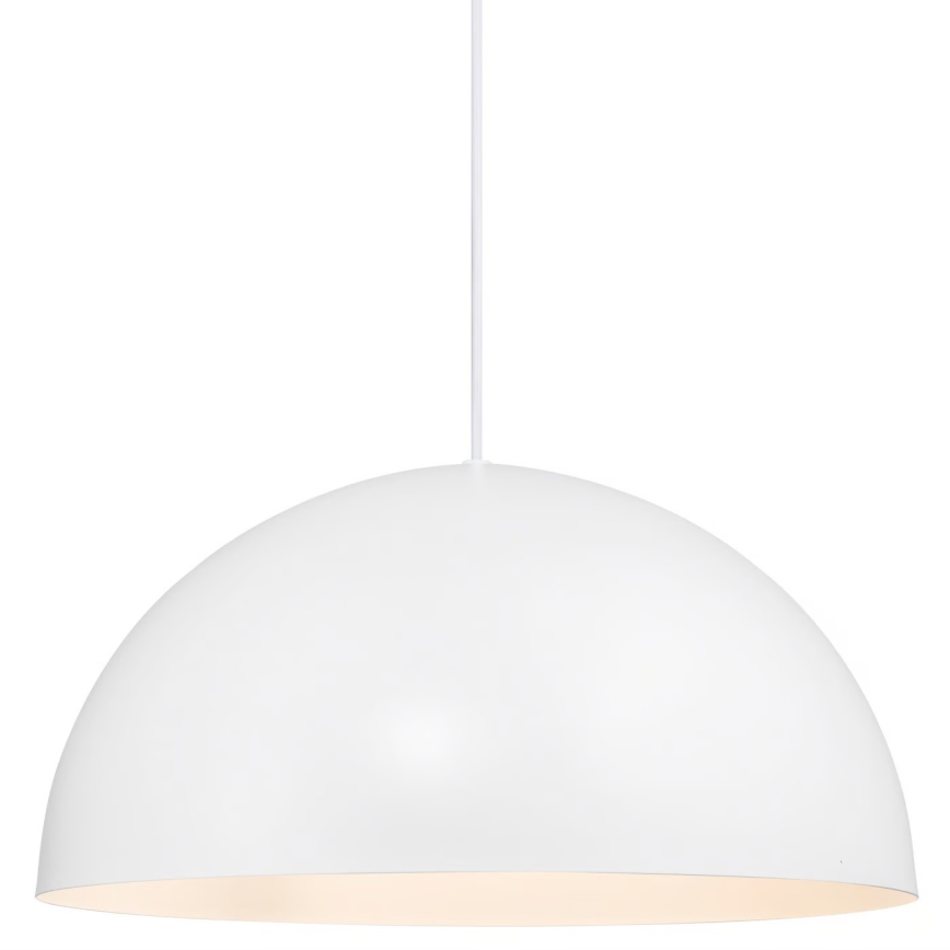 Nordlux - Ljuskrona med textilsladd ELLEN 1xE27/40W/230V diameter 40 cm vit