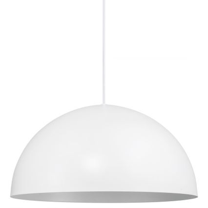 Nordlux - Ljuskrona med textilsladd ELLEN 1xE27/40W/230V diameter 40 cm vit