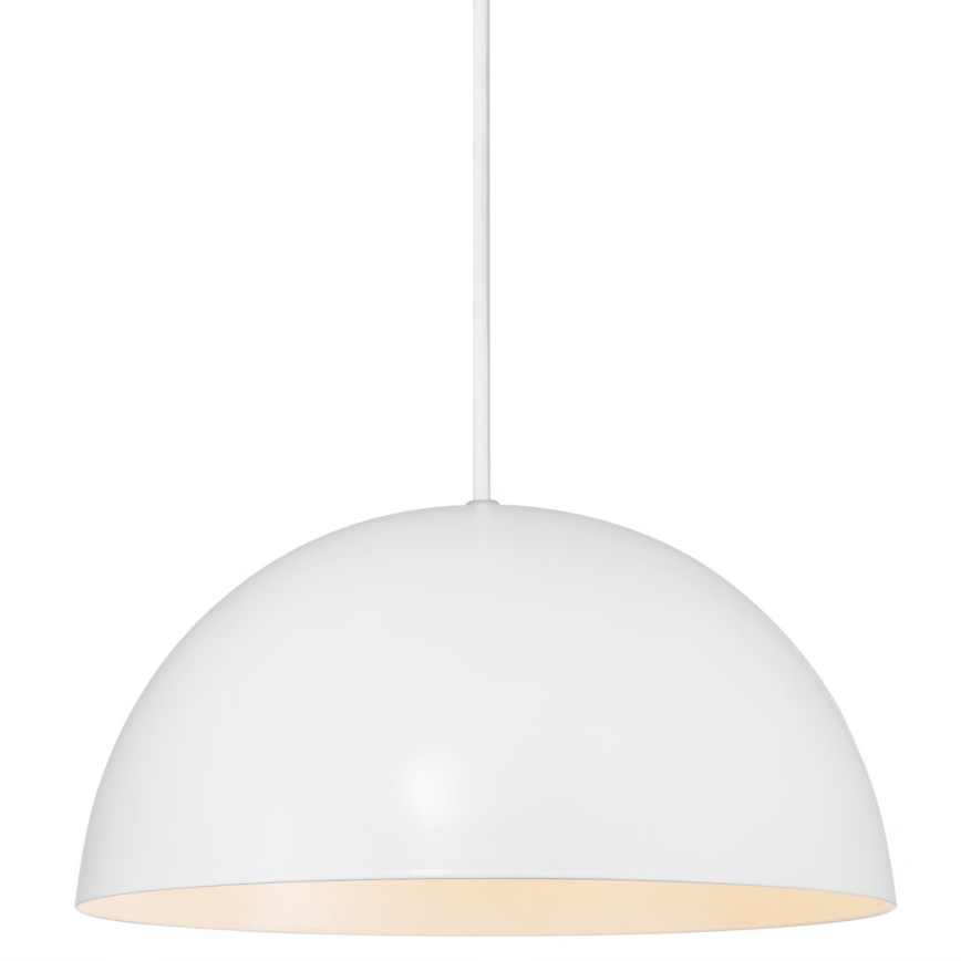 Nordlux - Ljuskrona med textilsladd ELLEN 1xE27/40W/230V diameter 30 cm vit