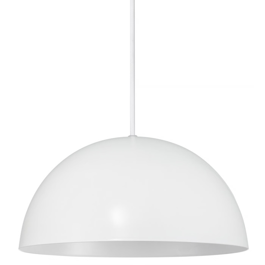 Nordlux - Ljuskrona med textilsladd ELLEN 1xE27/40W/230V diameter 30 cm vit