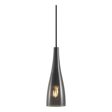 Nordlux - Ljuskrona med textilsladd EMBLA 1xE27/40W/230V svart