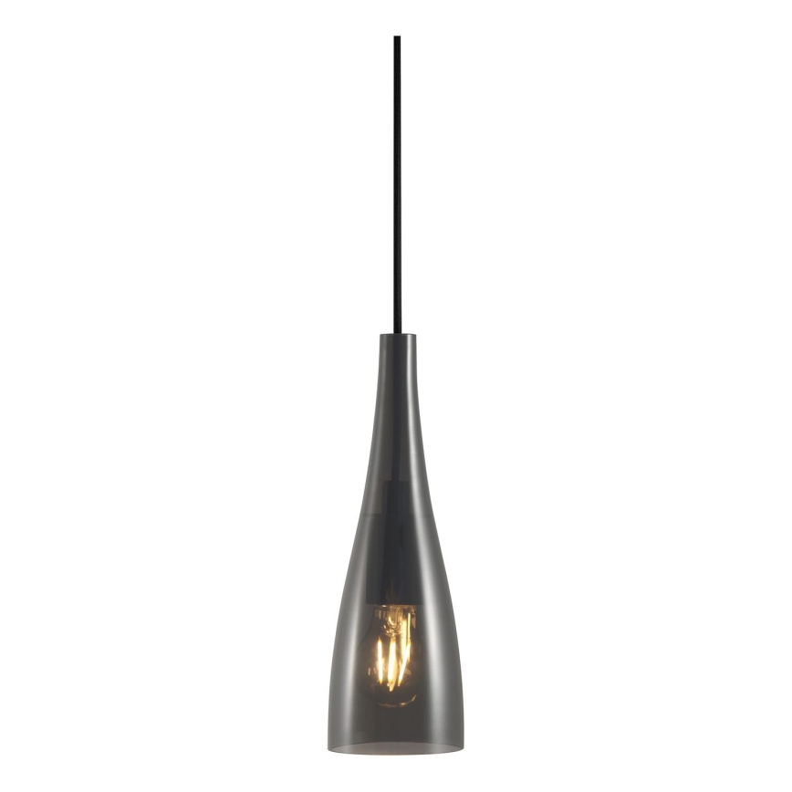 Nordlux - Ljuskrona med textilsladd EMBLA 1xE27/40W/230V svart