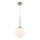 Nordlux - Ljuskrona med textilsladd GRANT 1xE14/15W/230V diameter 15 cm
