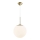 Nordlux - Ljuskrona med textilsladd GRANT 1xE27/25W/230V diameter 25 cm
