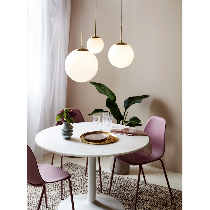 Nordlux - Ljuskrona med textilsladd GRANT 1xE27/25W/230V diameter 25 cm
