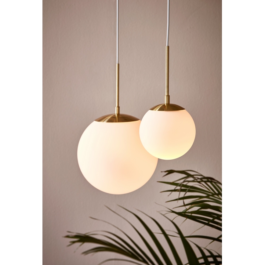 Nordlux - Ljuskrona med textilsladd GRANT 1xE27/25W/230V diameter 25 cm