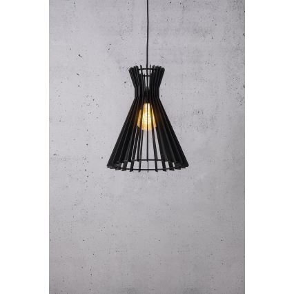 Nordlux - Ljuskrona med textilsladd GROA 1xE27/60W/230V