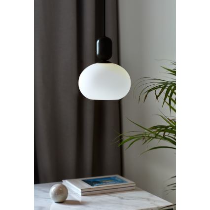 Nordlux - Ljuskrona med textilsladd NOTTI 1xE27/40W/230V svart