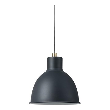 Nordlux - Ljuskrona med textilsladd POP 1xE27/60W/230V svart