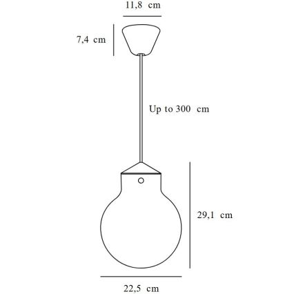 Nordlux - Ljuskrona med textilsladd RAITO 1xE27/25W/230V mässing/vit