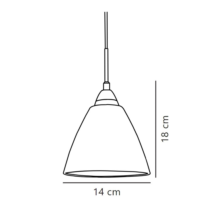 Nordlux - Ljuskrona med textilsladd READ 1xE14/40W/230V skinande krom