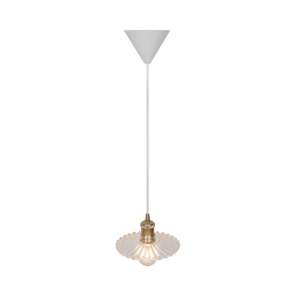 Nordlux - Ljuskrona med textilsladd TORINA 1xE27/40W/230V diameter 20 cm