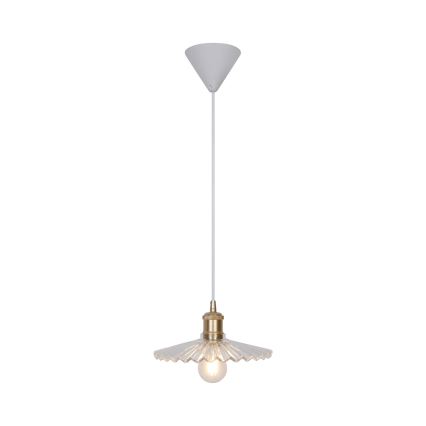Nordlux - Ljuskrona med textilsladd TORINA 1xE27/40W/230V diameter 24 cm