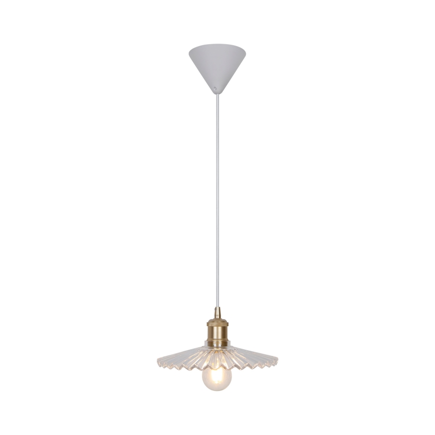 Nordlux - Ljuskrona med textilsladd TORINA 1xE27/40W/230V diameter 24 cm